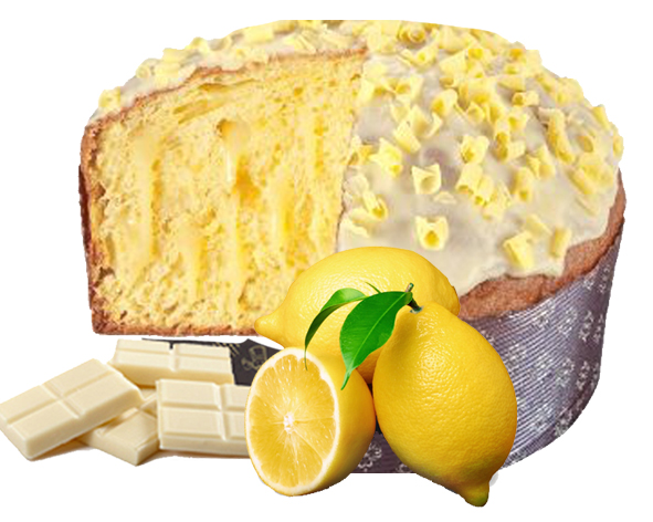 Il Panettone Tartufo al Cioccolato Bianco  e Limone